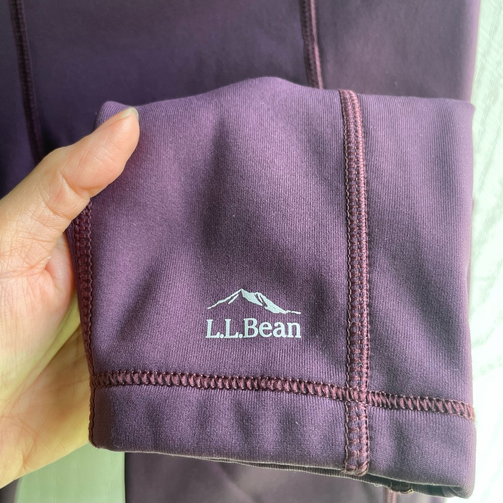L.L.Bean women’s  primaLoft thermStretch Fleece pocket thights, midrise - Picture 2 of 6